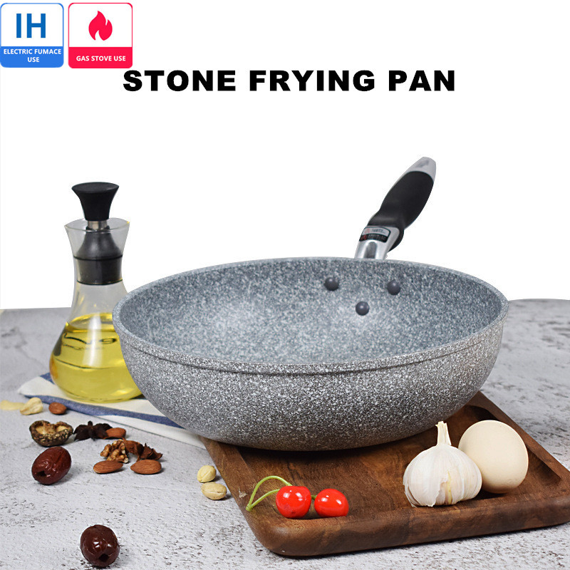 Kitchen Baking Pan Set - Poêle antiadhésive en pierre Durable, Wok,