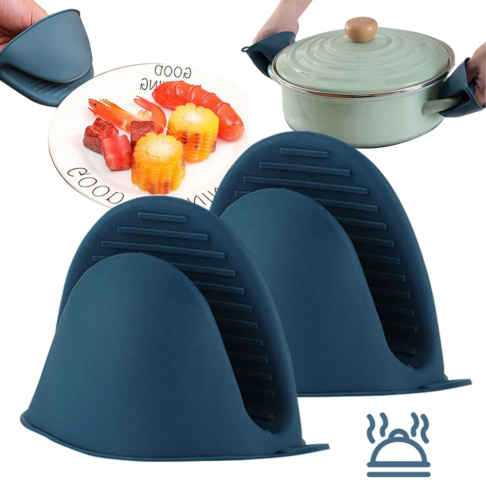 Kitchen Oven Baking Pans - Maniques de cuisine en silicone résistantes