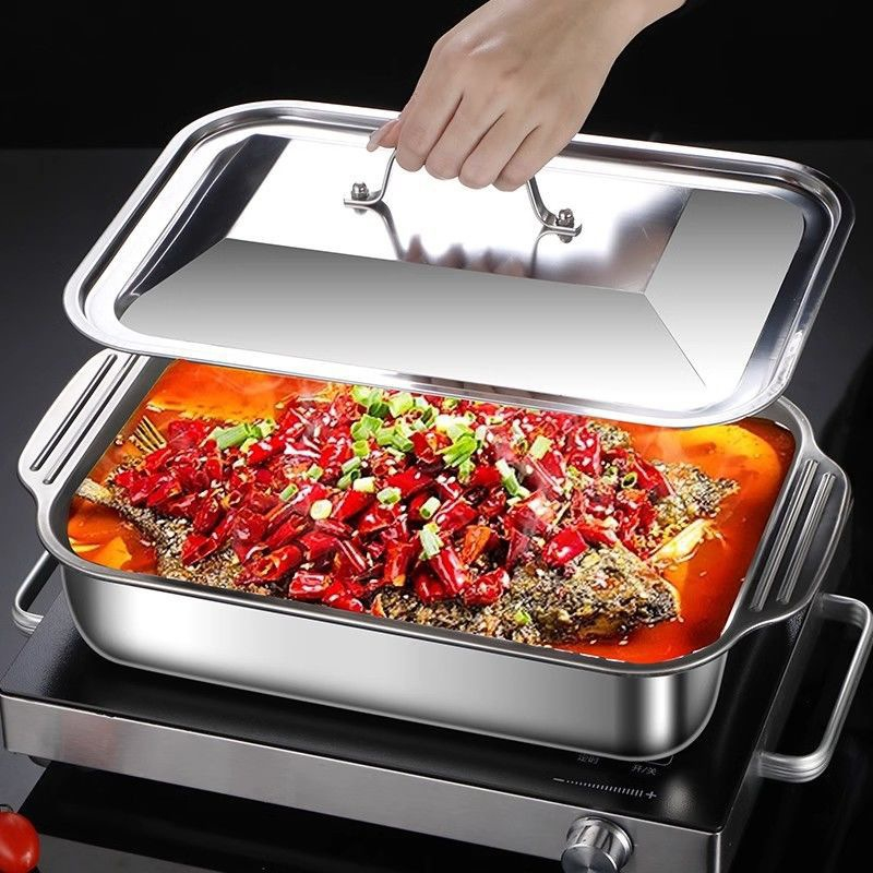 Kitchen Oven Baking Pans - Plat à pâtisserie profond en acier