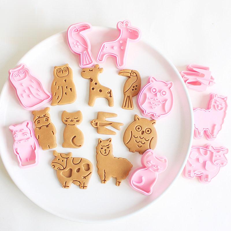 Kitchen Baking Supplies - Emporte-pièces Animaux du Zoo Abstraits et