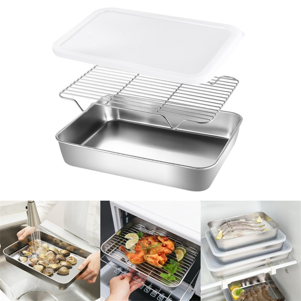 Kitchen Oven Baking Pans - Plateau de cuisson en acier inoxydable