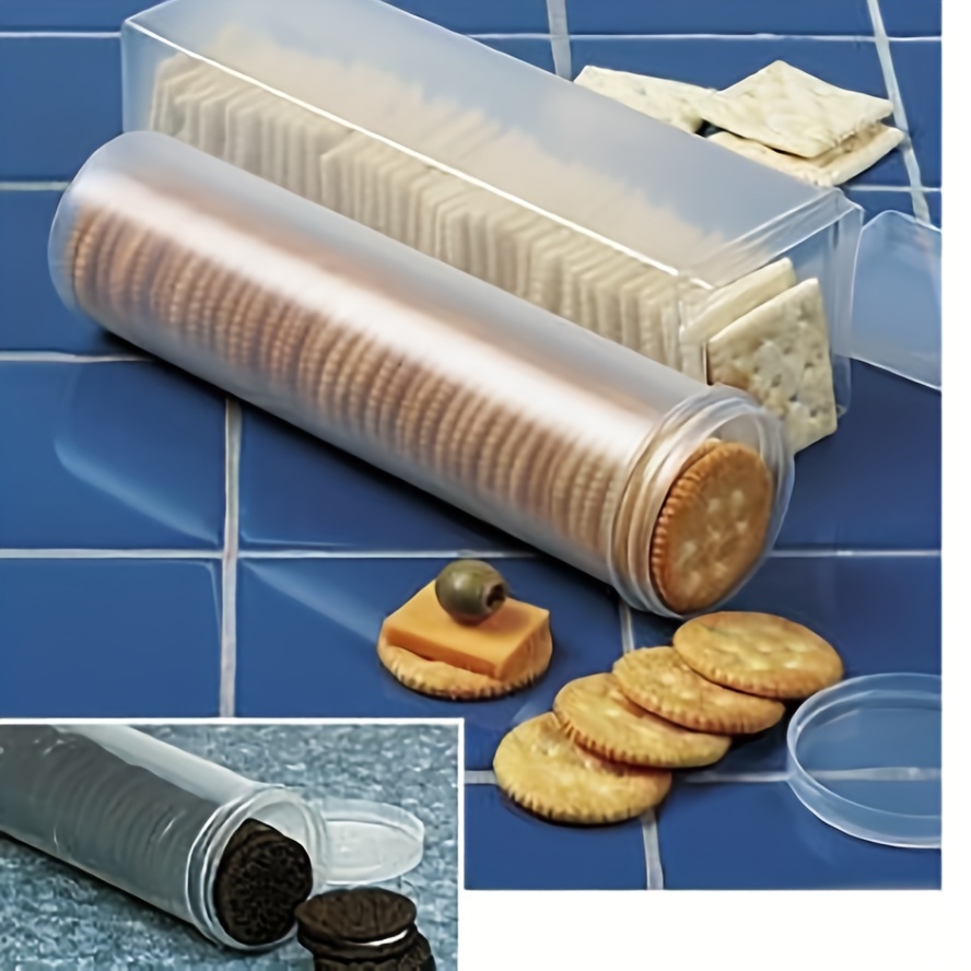 Kitchen Baking Tray Organizer - Boîte de conservation alimentaire rectangulaire transparente
