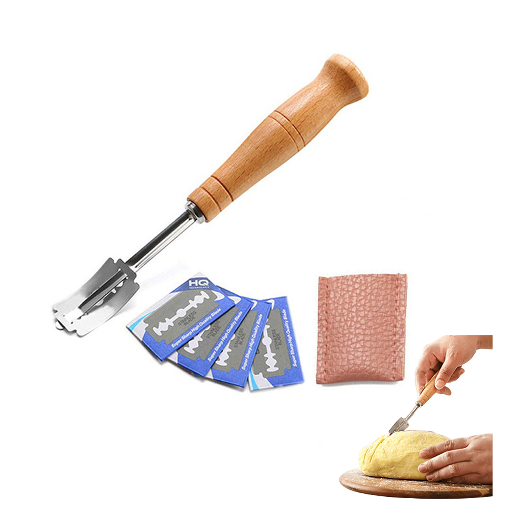 Bread Lame Scoring - Manche en bois pour pain au