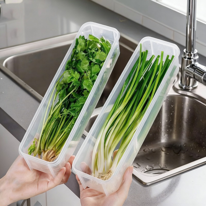 Kitchen Baking Tray Organizer - Boîte de conservation pour oignon vert