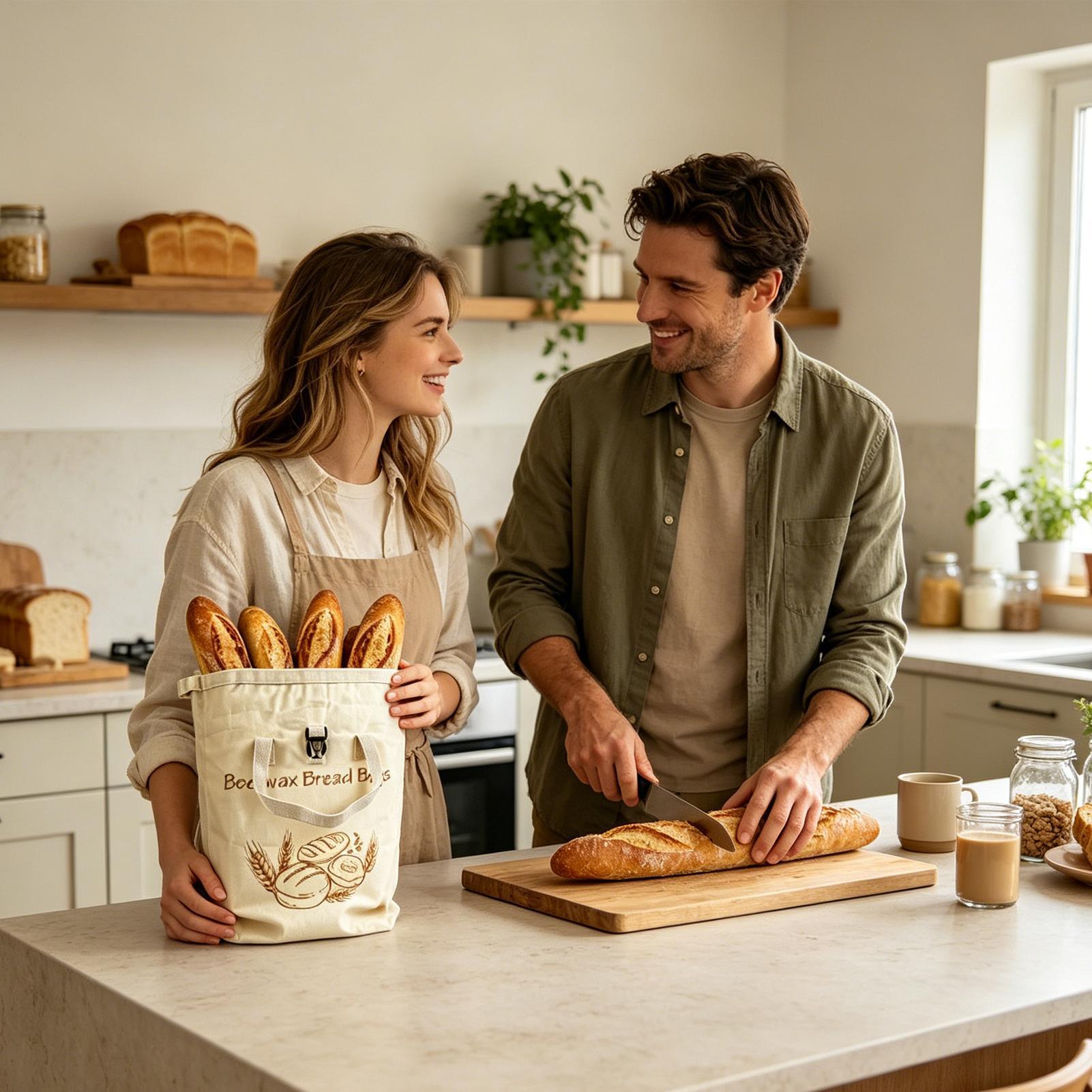 Kitchen Baker - Sac à levain multifonctionnel réutilisable, sac
