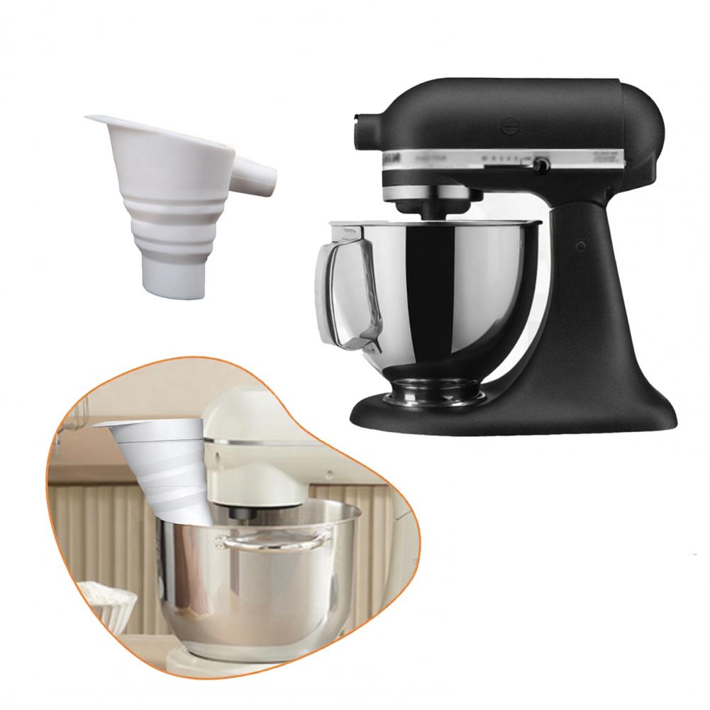 Kitchen Aid Baking Mixer - Entonnoir de cuisine en silicone durable,