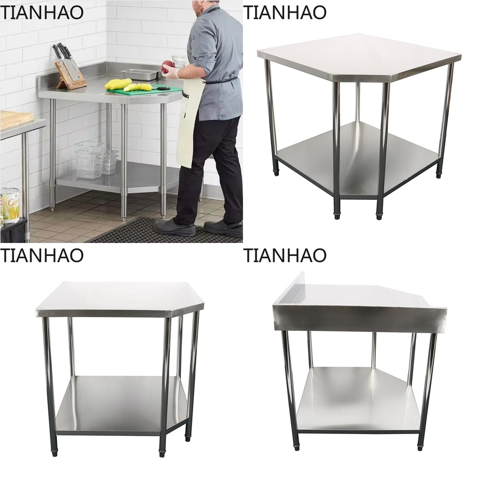 Kitchen Baking Station - Plan de travail commercial en acier