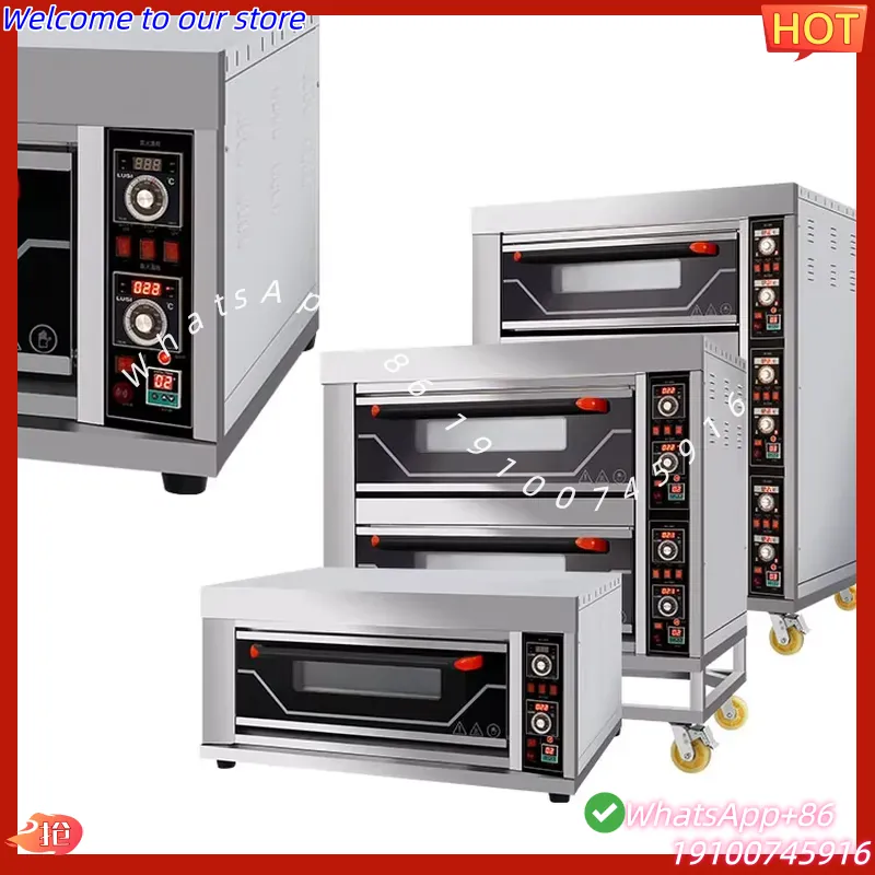 Commercial Kitchen Baking Oven - Four à pizza électrique industriel double