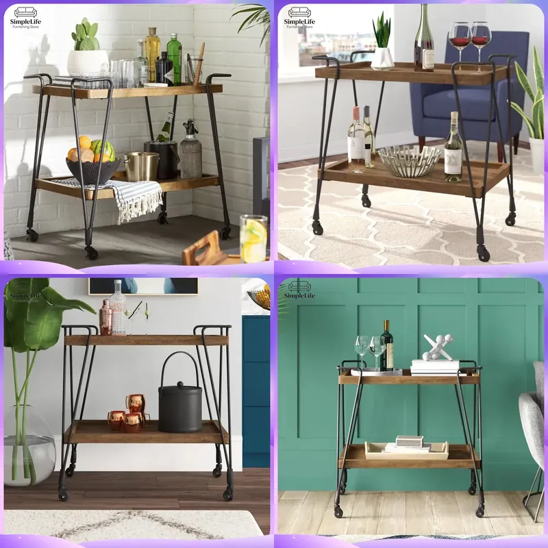 Kitchen Baking Trolley - Chariot de cuisine à roulettes, chariot