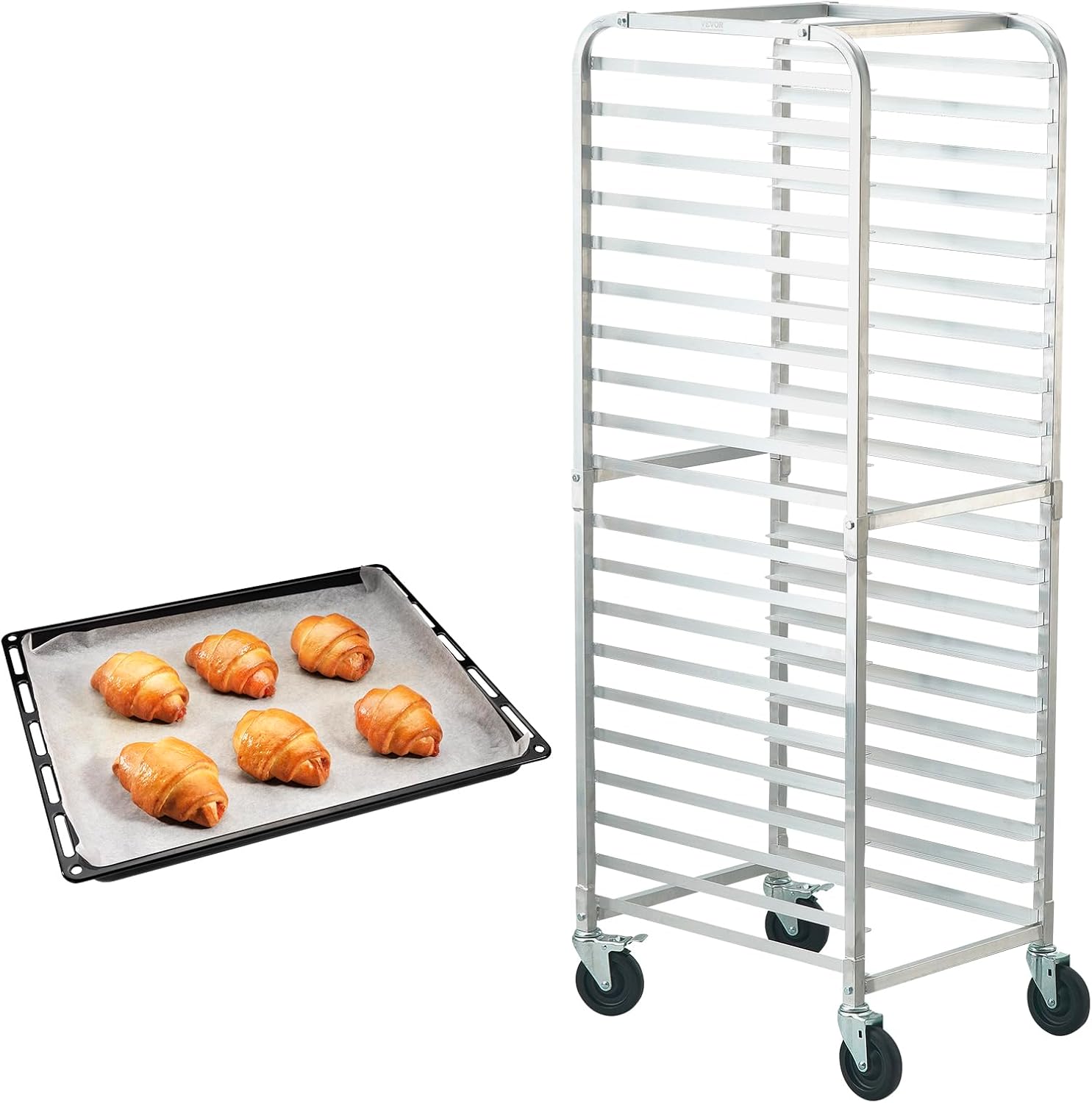 Kitchen Baking Trolley - Chariot de rangement commercial à vingt