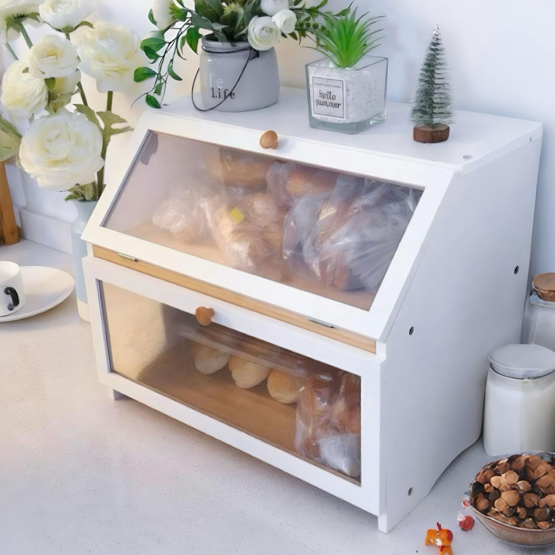 HOMEKOKO Boîte à pain double c - Kitchen Baking Tray Organizer avis et prix