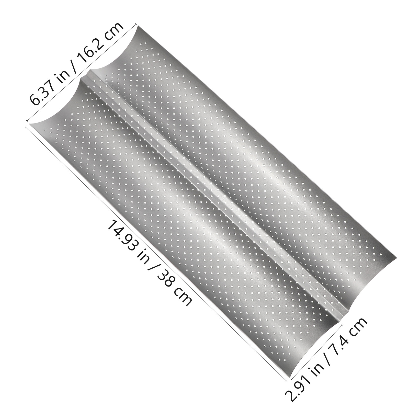 Moule à baguette 2 emplacement - Commercial Kitchen Baking Oven avis et prix