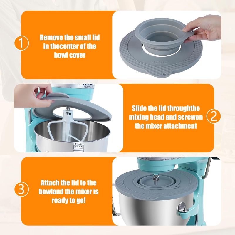 Couvre-bol en silicone compati - Kitchen Aid Baking Mixer avis et prix
