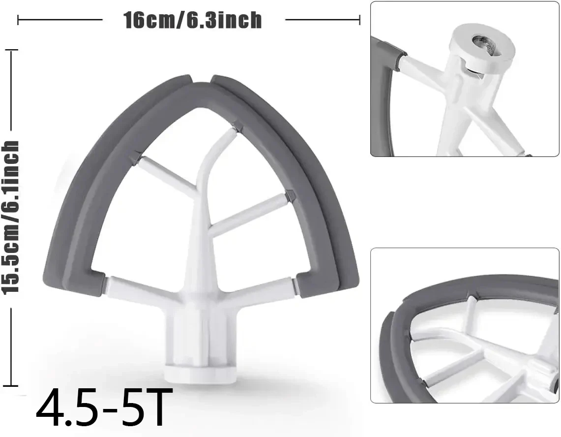 Accessoires en silicone de 4,5 - Kitchen Aid Baking Mixer avis et prix
