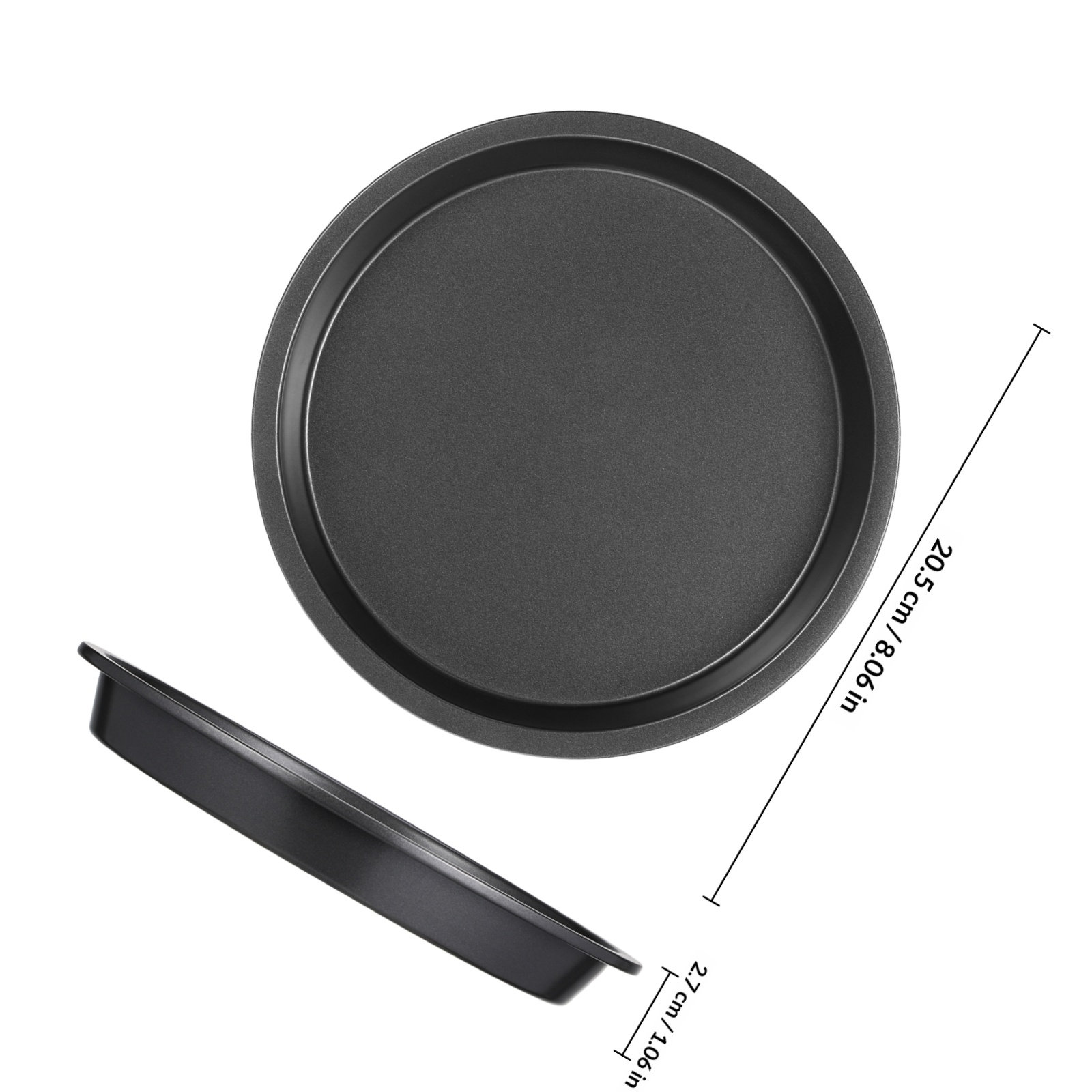 Plaque à pizza ronde en acier  - Kitchen Oven Baking Pans avis et prix