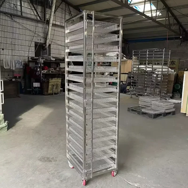 Boulangerie acier inoxydable 1 - Kitchen Baking Trolley avis et prix