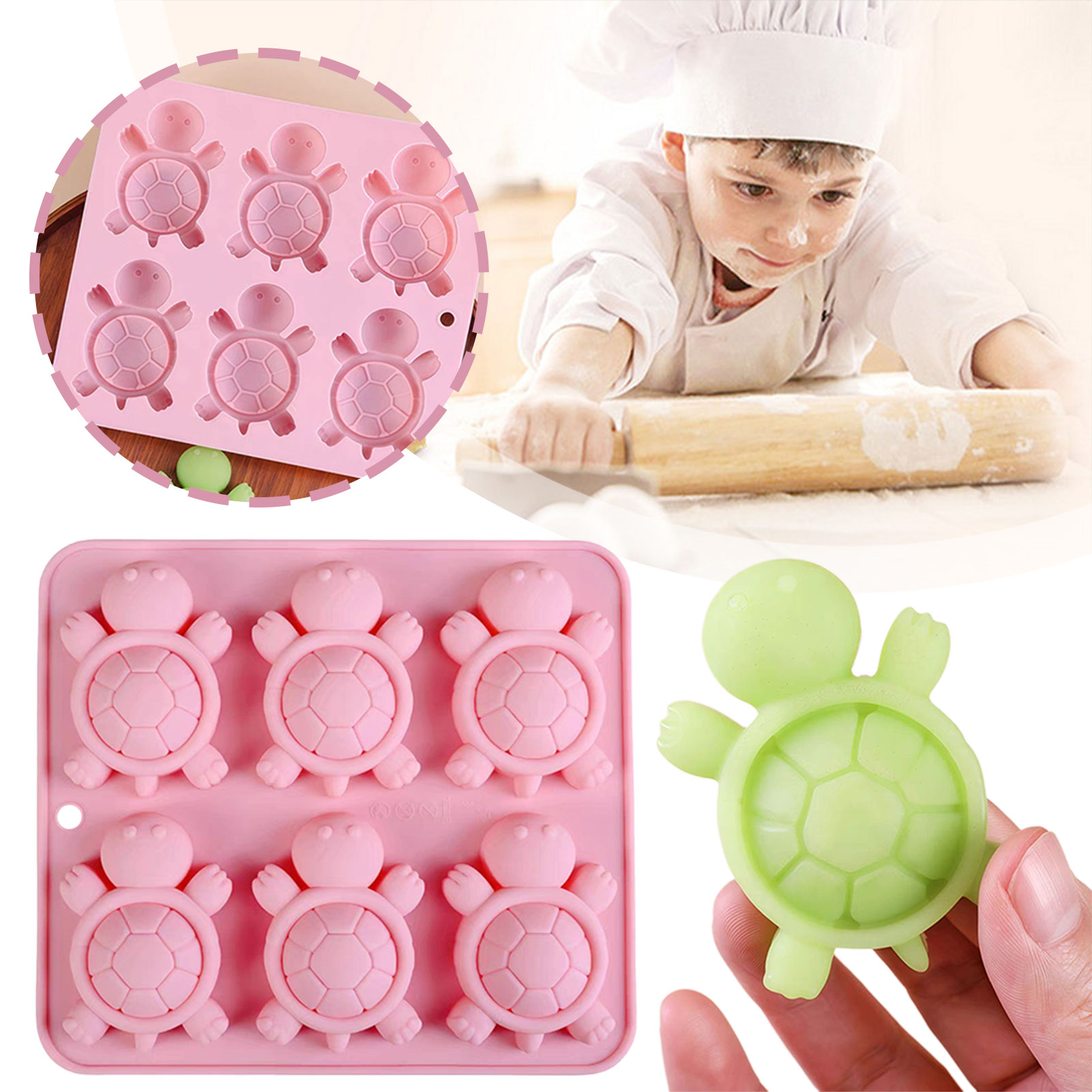 Turtles Ice Tray 3D tortues Tu - Kitchen Baking Supplies avis et prix