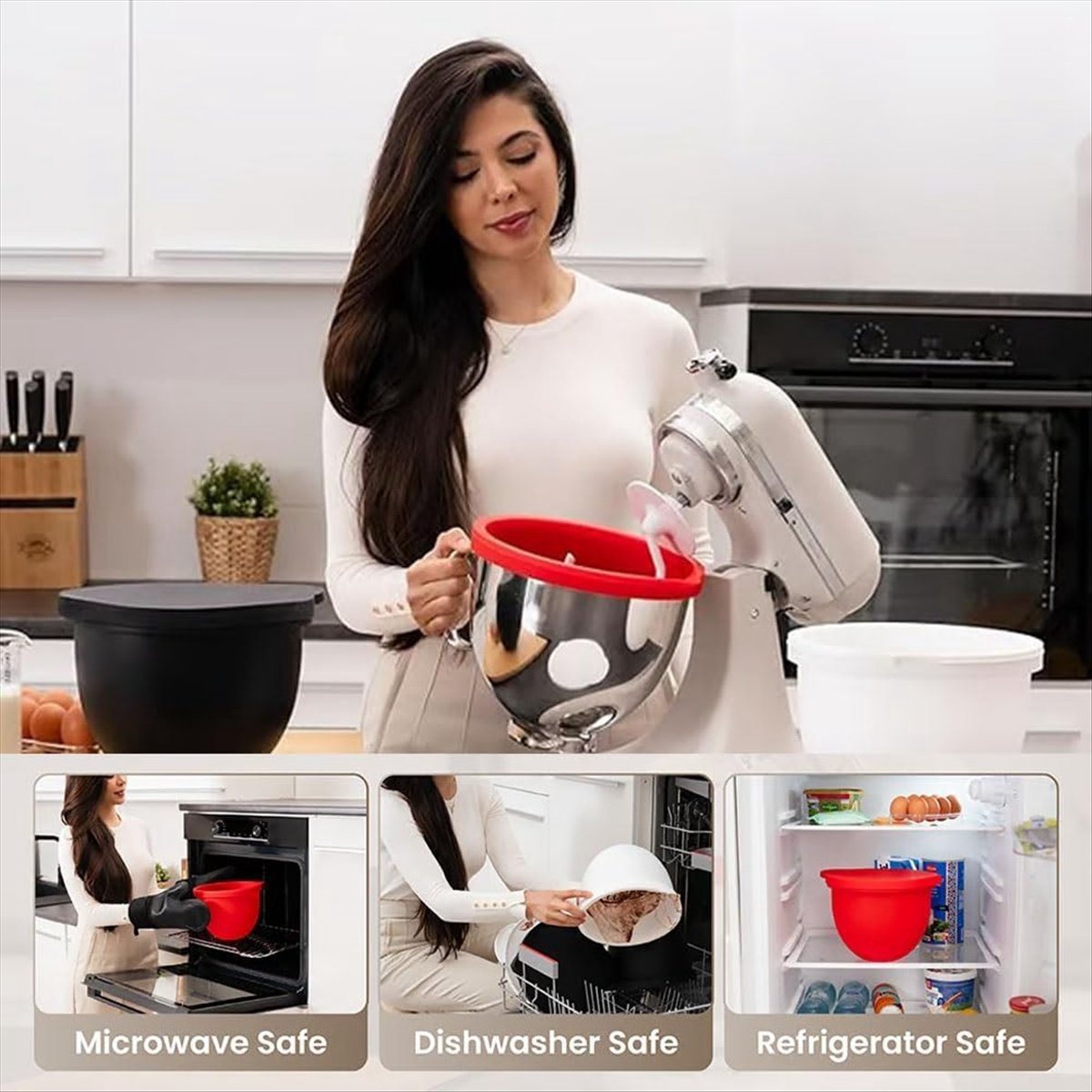 (A25M) 3 doublures en silicone - Kitchen Aid Baking Mixer avis et prix