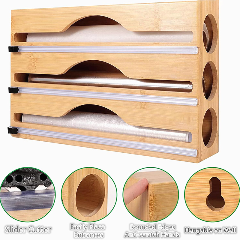 Boîte de découpe 3-en-1 en bam - Kitchen Baking Tray Organizer avis et prix
