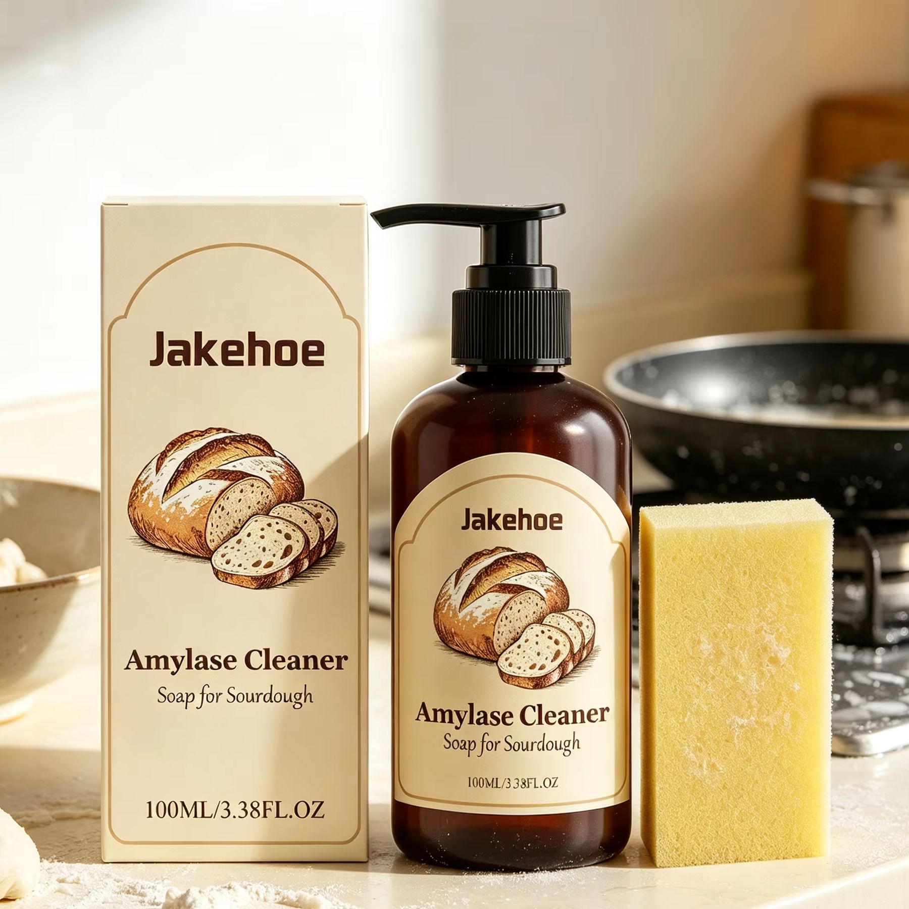Savon Nettoyant Amylase Jakeho - Kitchen Baking Mess avis et prix