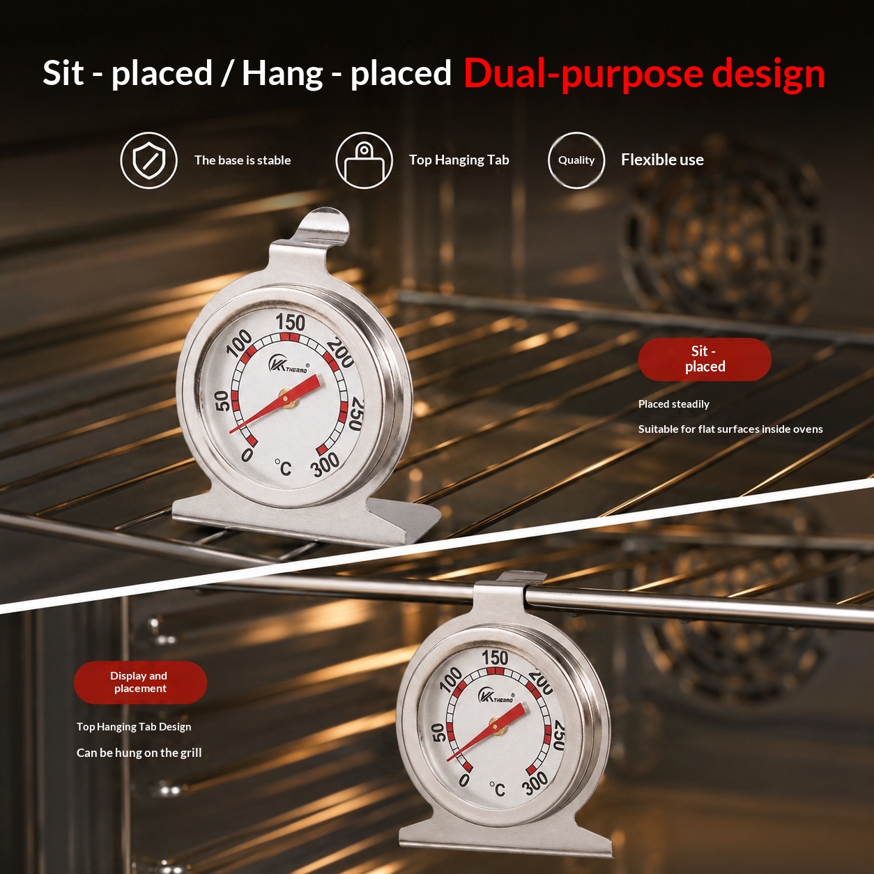 Thermomètre de four de cuisine - Kitchen Baking Supplies avis et prix