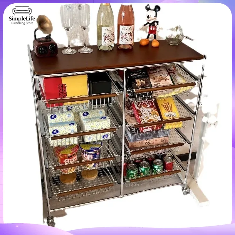 Chariot de cuisine rétro à rou - Kitchen Baking Trolley avis et prix