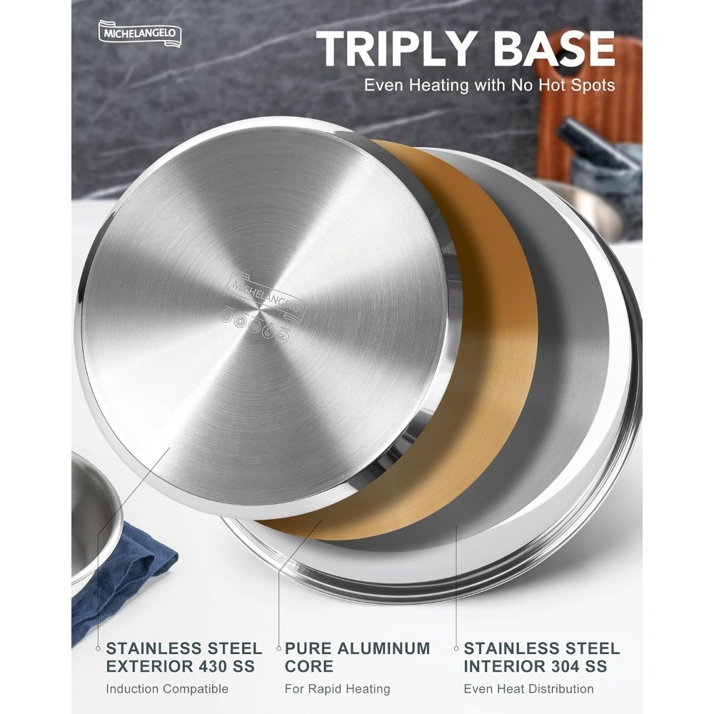 MICHELANGELO Ensemble de poêle - Kitchen Baking Pan Set avis et prix