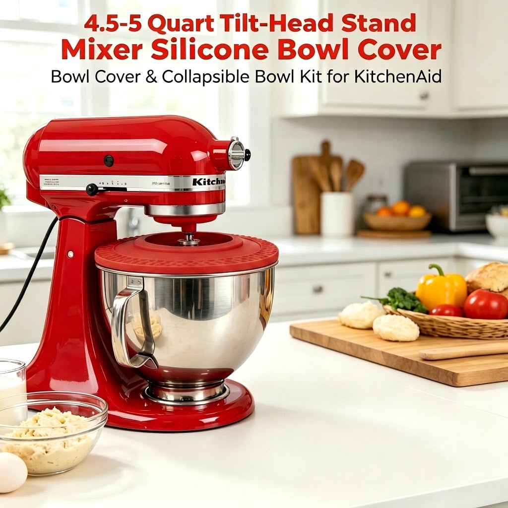 Couvre-bol en silicone anti-dé - Kitchen Aid Baking Mixer avis et prix