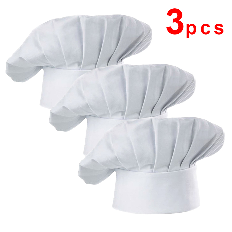 Lot de 3 toques de chef blanch - Kitchen Baker avis et prix