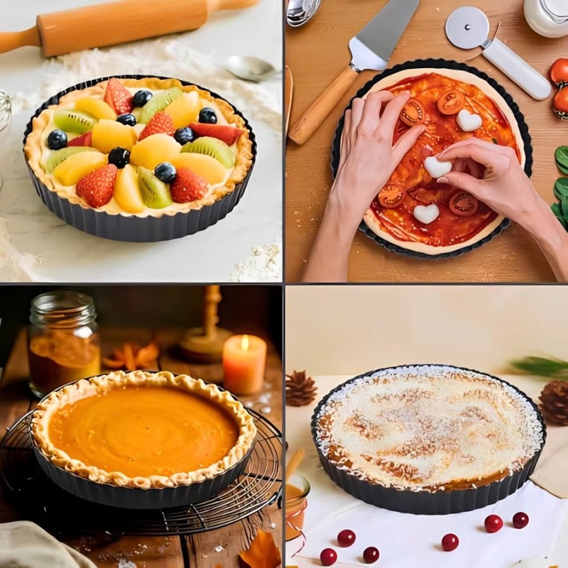 1 moule à tarte amovible à fon - Kitchen Oven Baking Pans avis et prix