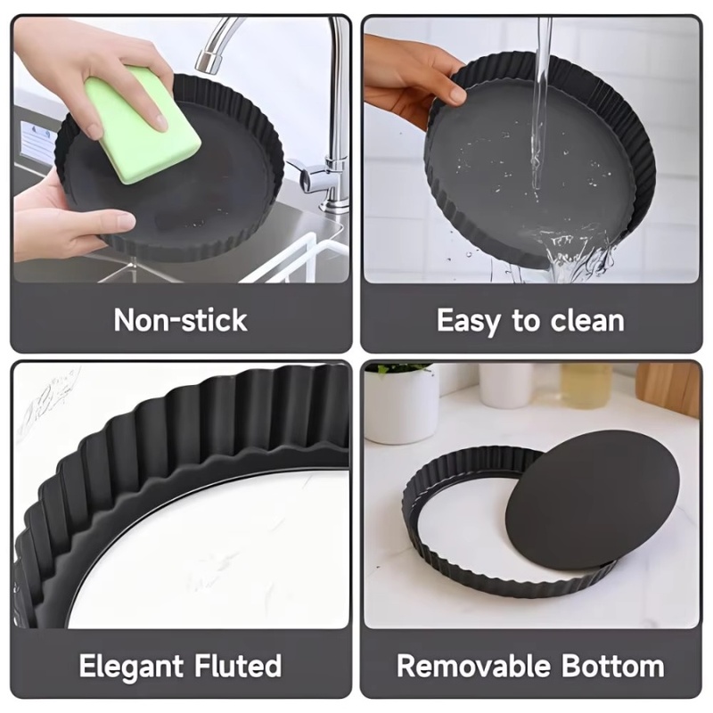 1 moule à tarte amovible à fon - Kitchen Oven Baking Pans avis et prix